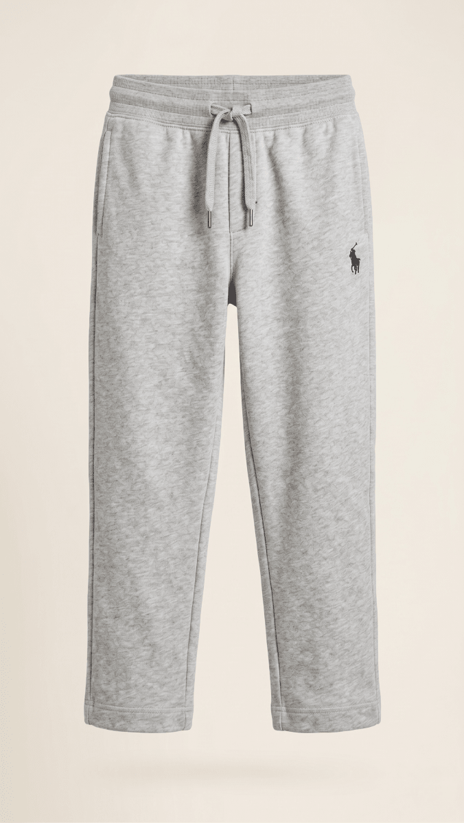 Grey Polo Embroidered Cotton Jogger Trouser (BG-000620) - boy trouser