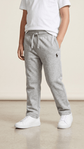 Grey Polo Embroidered Cotton Jogger Trouser (BG-000620) - boy trouser