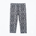 Grey & White Geometric Pattern Legging (BG-000210)