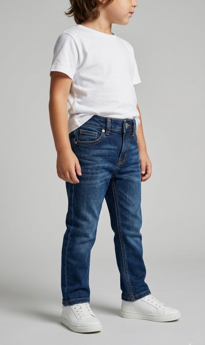 GUESS PANT BOY DENIM LIGHT BLUE (BG-000603) - boys pants