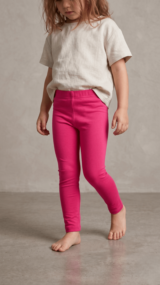 Hot Pink Leggings-Summer (BG-000611)