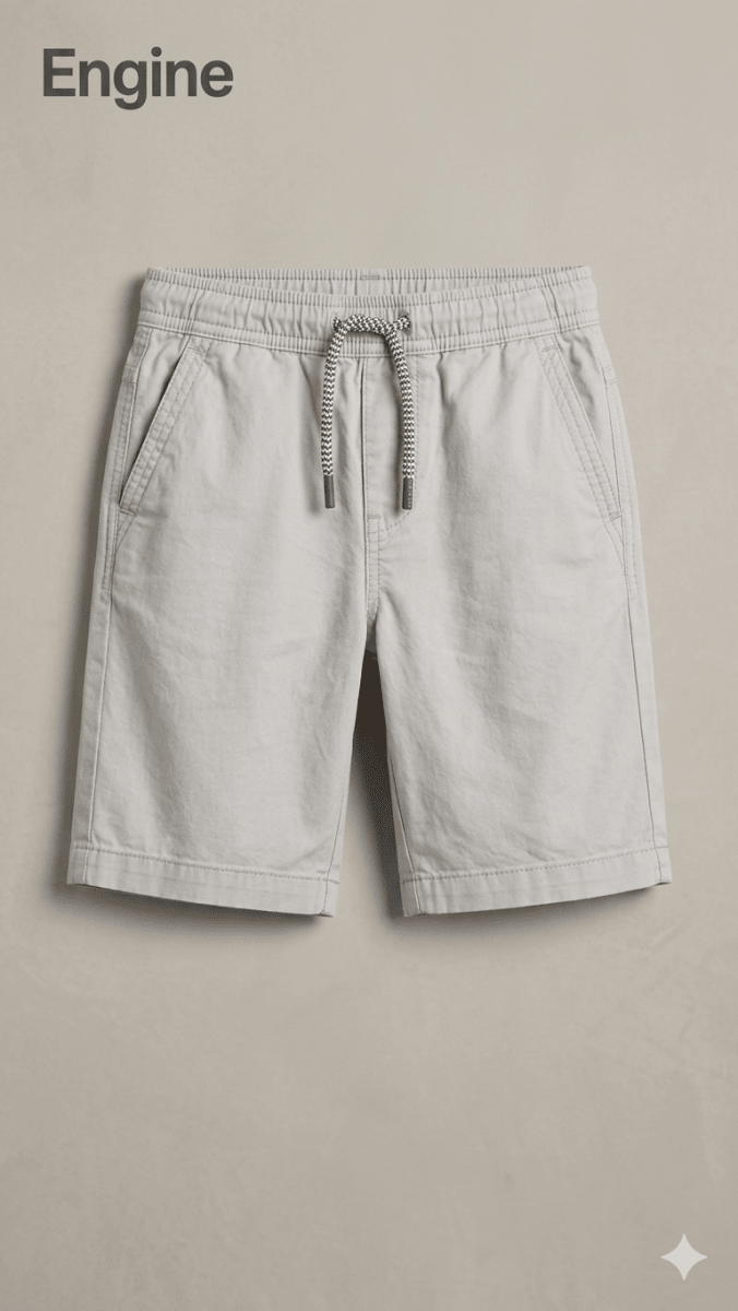 JUNIORS LIGHT GRAY SHORTS (BG-000599) - nikkers