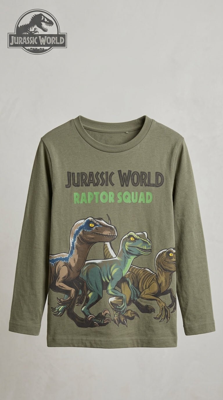 Jurassic world long sleeve cotton Shirt (BG-000100)