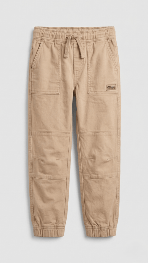 Khaki Solid Casual Joggers Style Pant (BG-000366) - boys pants