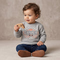 Kids Grey Marl Sweatshirt - "Forever Gamer" Controller Graphic (BG-000070)