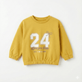 Kids Mustard Yellow Sweatshirt - "Live for Fun" Varsity (BG-000068)