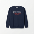 Kids Navy Sweatshirt - "Journeys Great Britain" Graphic Print (BG-000067)