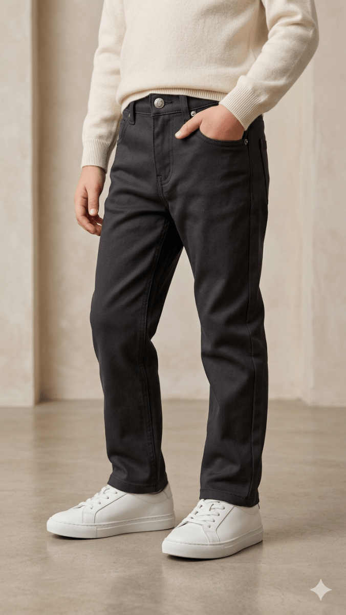 LEVIS JET BLACK PANTS (BG-000670) - boys pants