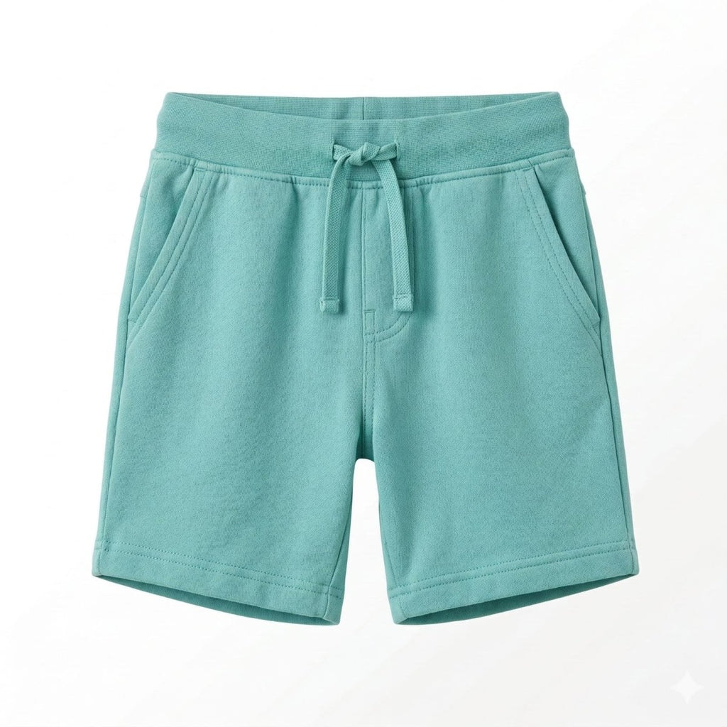 Light Green Childerns Shorts (BG-000424) - nikkers