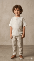 LINING T-SHIRT WITH POCKET (BG-000596) - boy tshirt