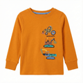 Long sleeve cotton Shirt with construction vehicle (BG-000097)