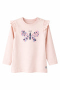 Long Sleeve Shirt with Butterfly Graphic (BG-000178) - blouse