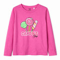 Long Sleeve Shirt with CANDY'S SHOP Text (BG-000165)
