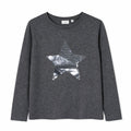 Long Sleeve Shirt with Large Sequined Star (BG-000163)