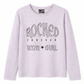 Long Sleeve Shirt with ROCKED FOREVER & ICON GIRL Print (BG-000164)