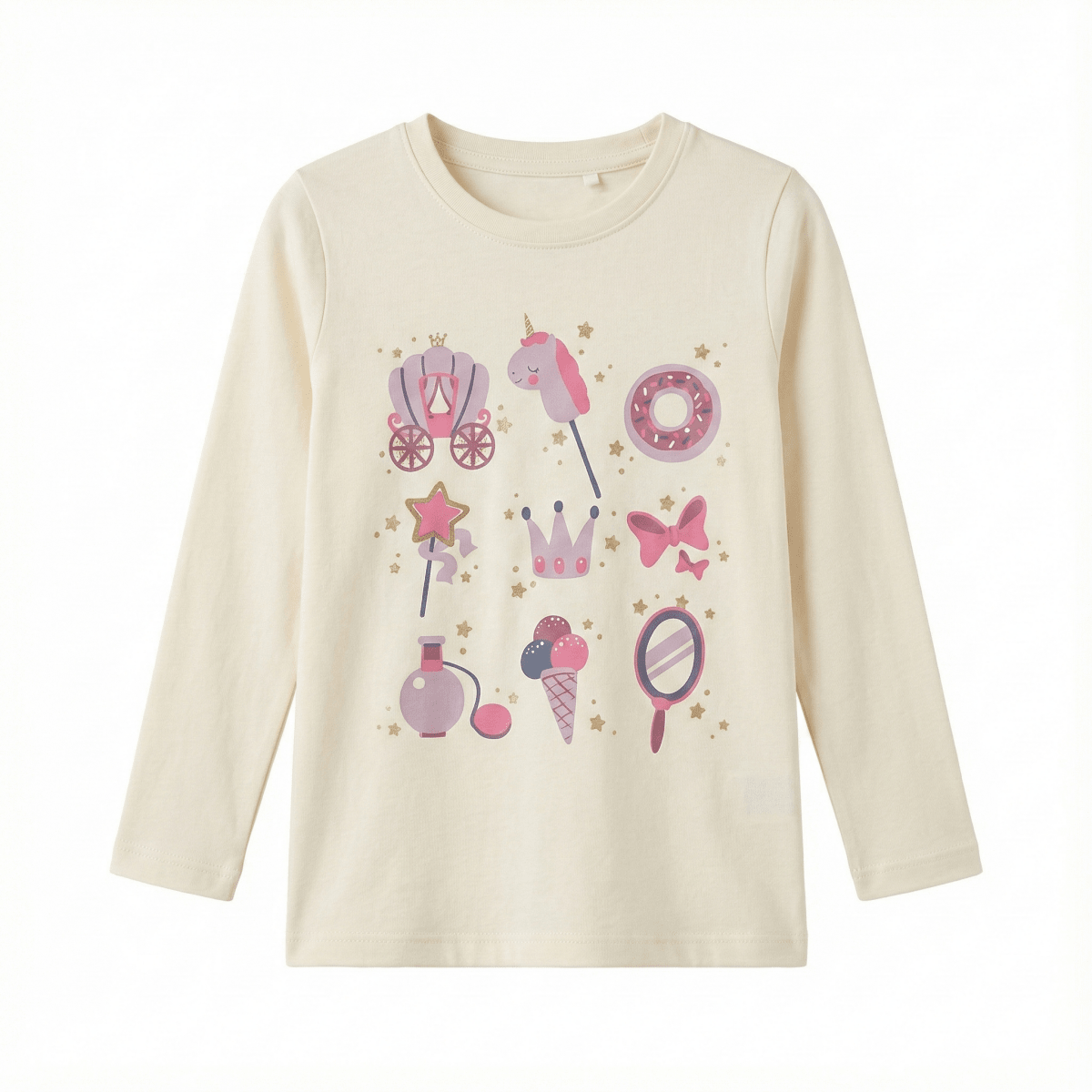 Long Sleeved Shirt with Motif Print (BG-000156)