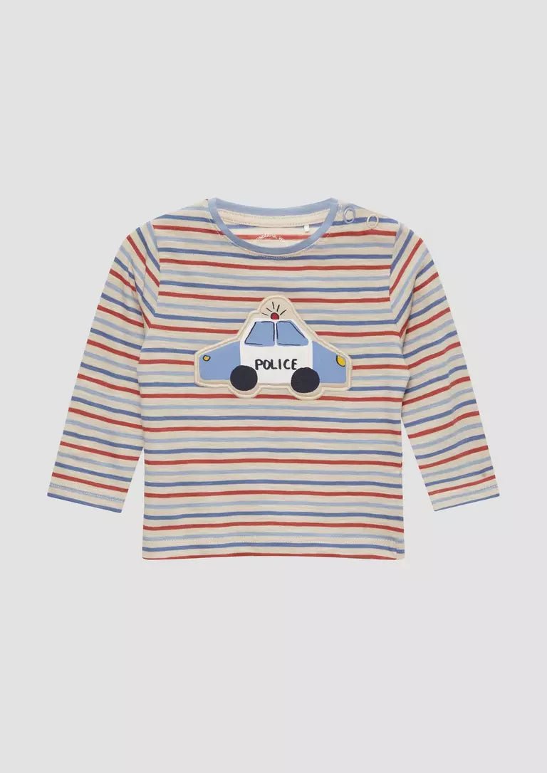 Long sleeved shirt with padded police car (BG-000117)