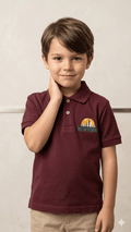Mahroon Boys Polo Shirt (BG-000430) - polo