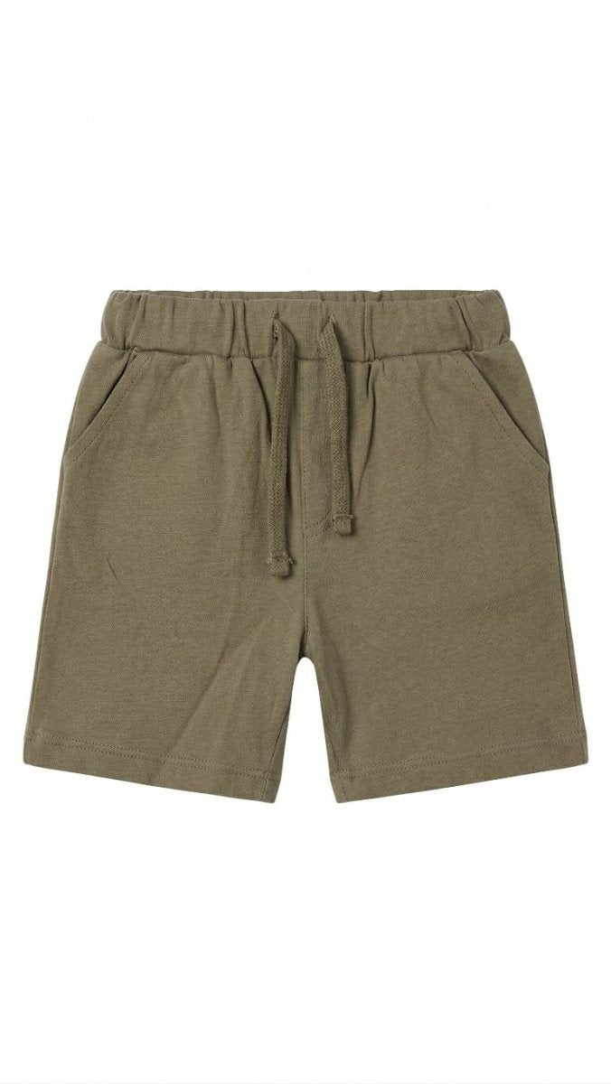 Mingo Sage Green Childerns Shorts (BG-000427) - nikkers