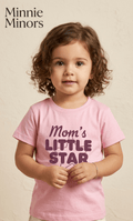 MINNIE MINORS PINK SHIRT MOMS LITTLE STAR PRINT (BG-000672) - blouse
