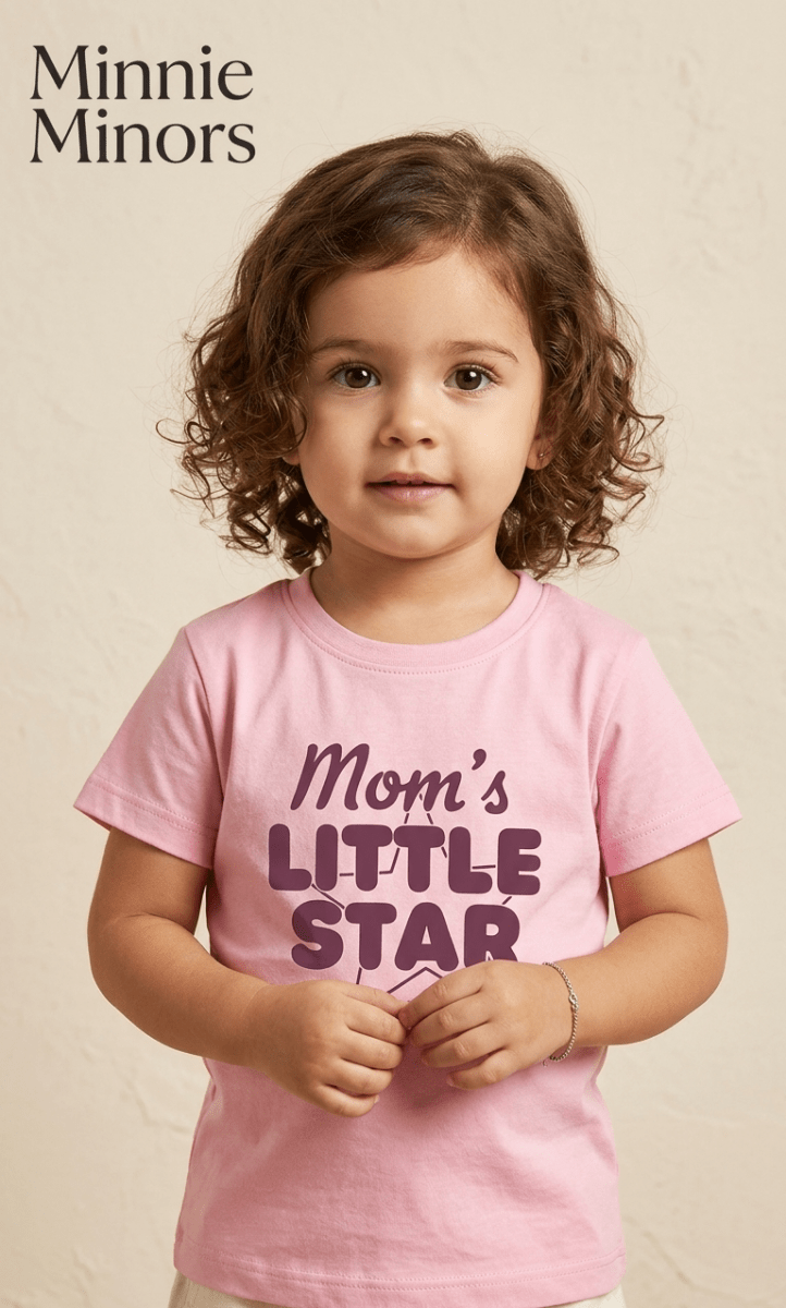 MINNIE MINORS PINK SHIRT MOMS LITTLE STAR PRINT (BG-000672) - blouse