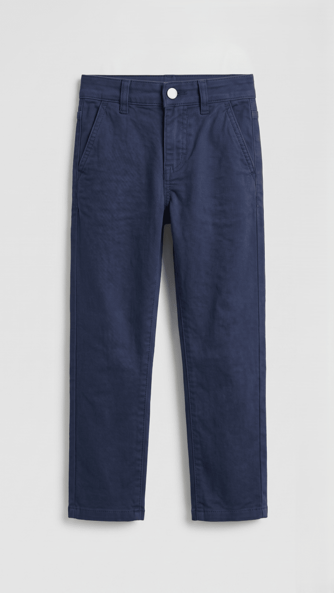 Navy Blue Chino Pants (BG-000361) - boys pants