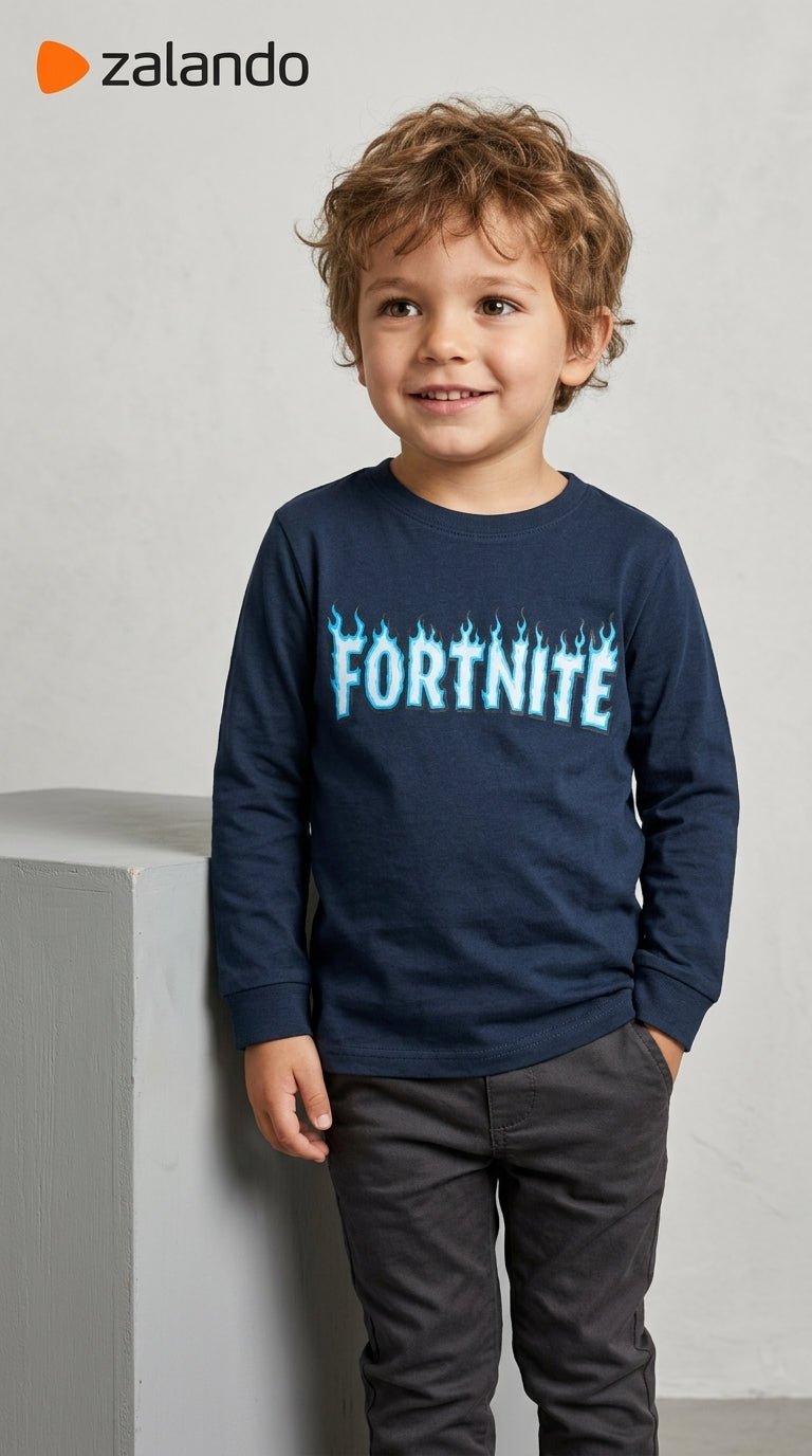 Navy blue fortnite long sleeved t-shirt (BG-000109)