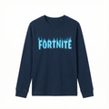 Navy blue fortnite long sleeved t-shirt (BG-000109)