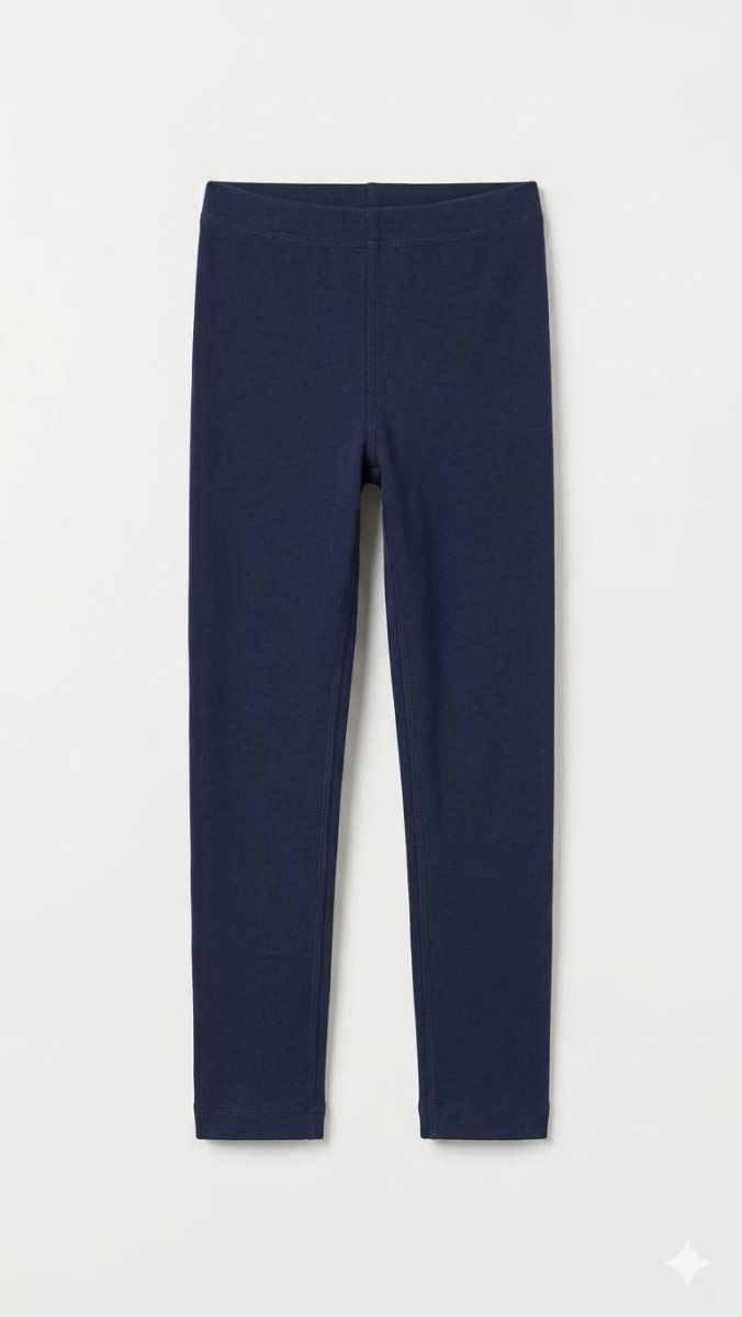 Navy Blue Leggings (BG-000609) - girl tights