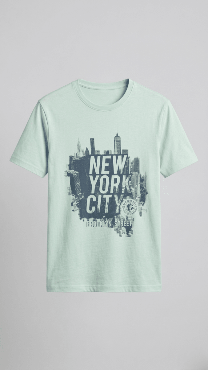 New York City" Brooklyn Street Art Tee (BG-000664) - men shirts