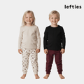 Pack of 2 Soft Printed & Solid Jogger Pants (BG-000123)