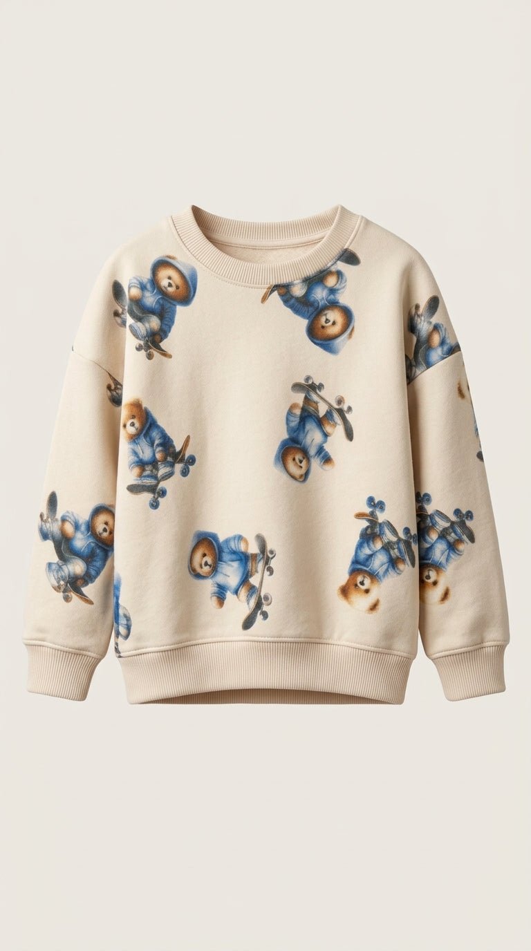 Paddington bear pattern printed sweatshirt (BG-000056)