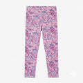 Pink Paisley Print Legging (BG-000219) - girl tights