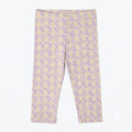 Printed Legging with Palm Tree Print (BG-000213)