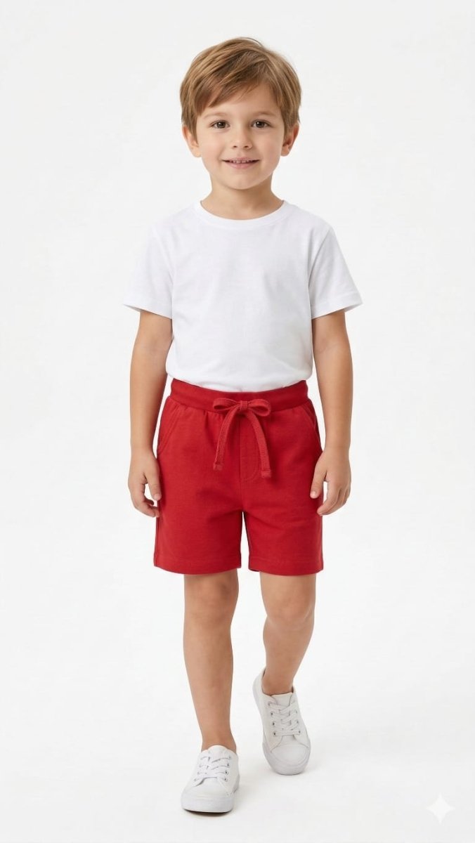 Red Childerns Shorts (BG-000426) - nikkers