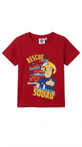 Red Fireman Sam Brand Graphic T-shirt (BG-000351)