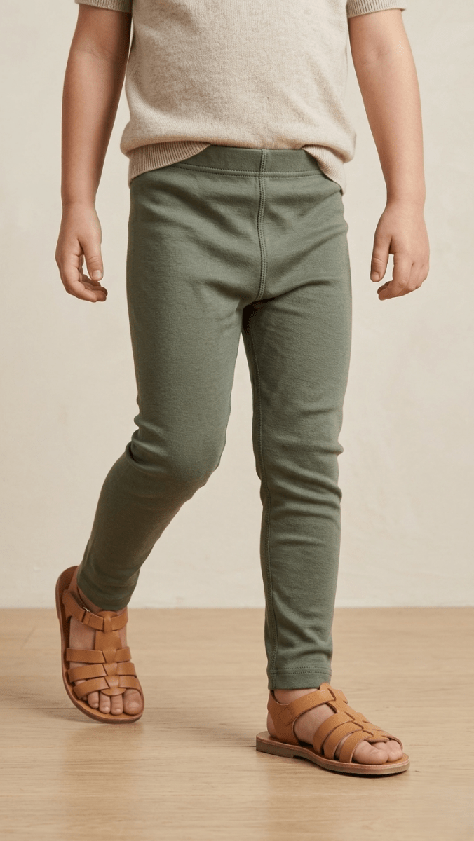 Sage Green Leggings-Summer (BG-000605)