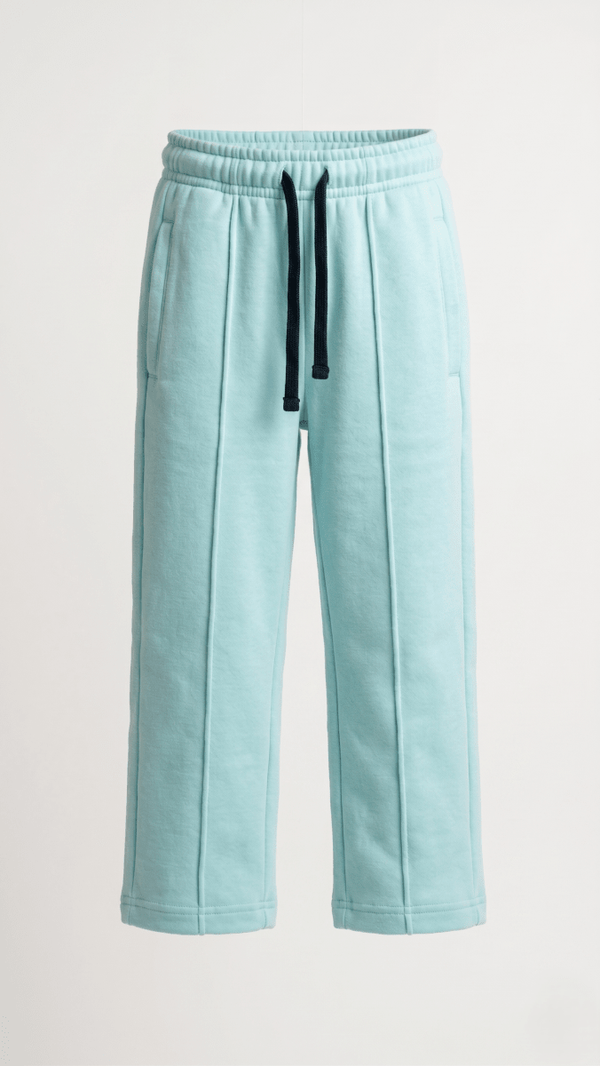 Sky Blue Soft-Touch Trouser (BG-000558) - girl trouser