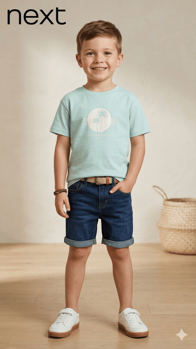 sky blue with los angeles beach   BG-000446