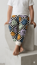 Trouser with Smily Faces (BG-000520) - boy trouser