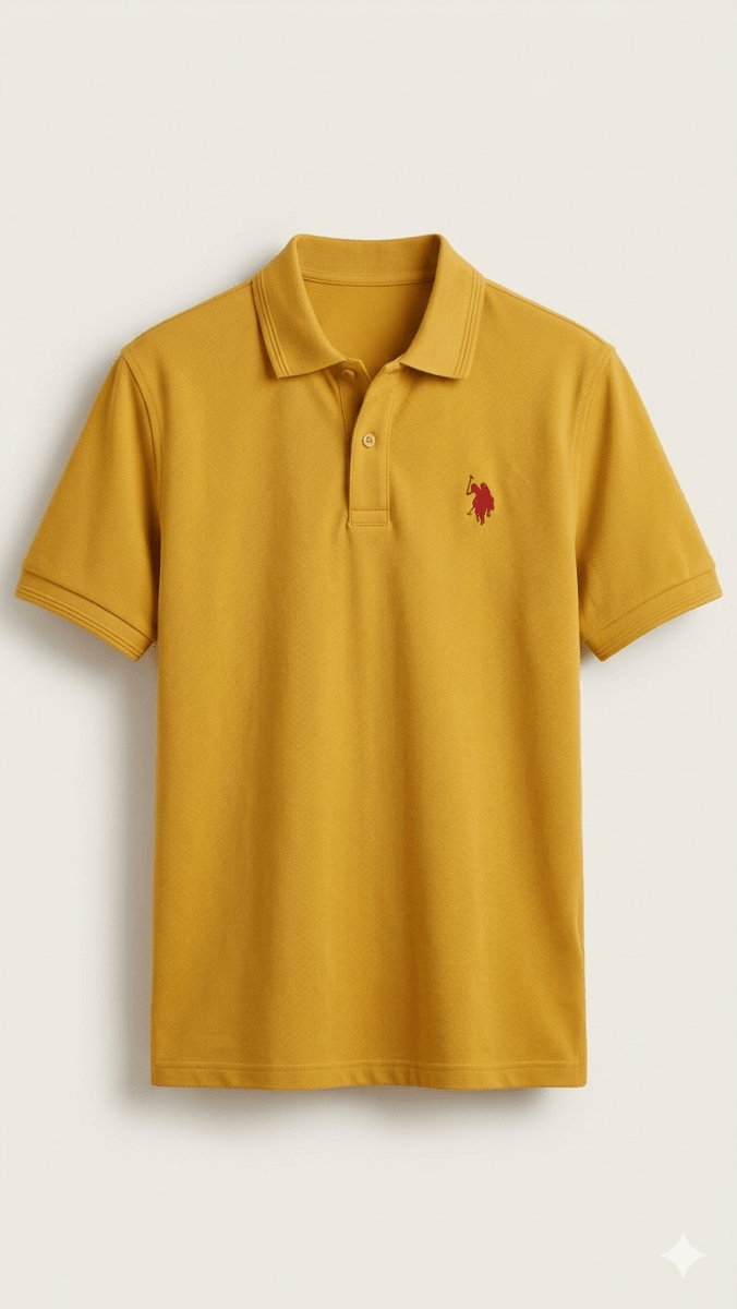 US POLO YELLOW (BG-000730) - men shirts