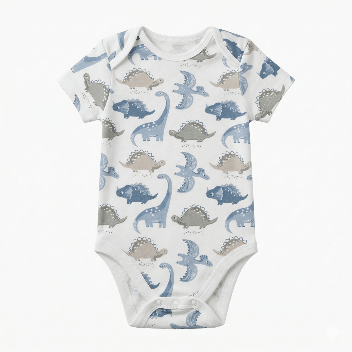 Various Species Dinosaur Print Bodysuit (BG-000418) - Bodysuit