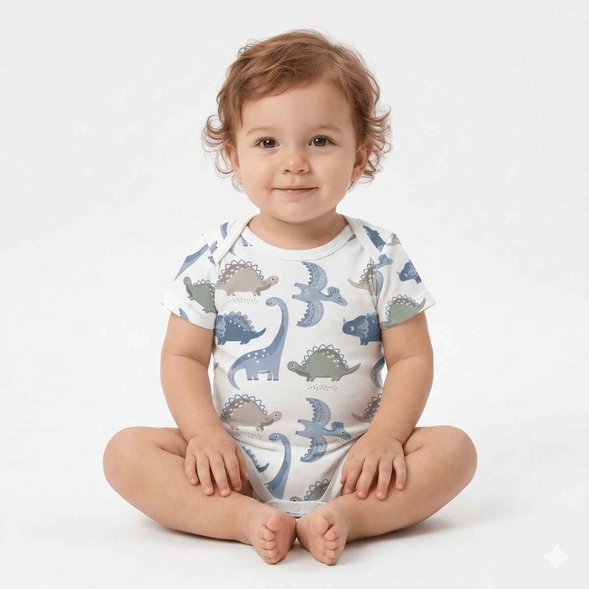 Various Species Dinosaur Print Bodysuit (BG-000418) - Bodysuit
