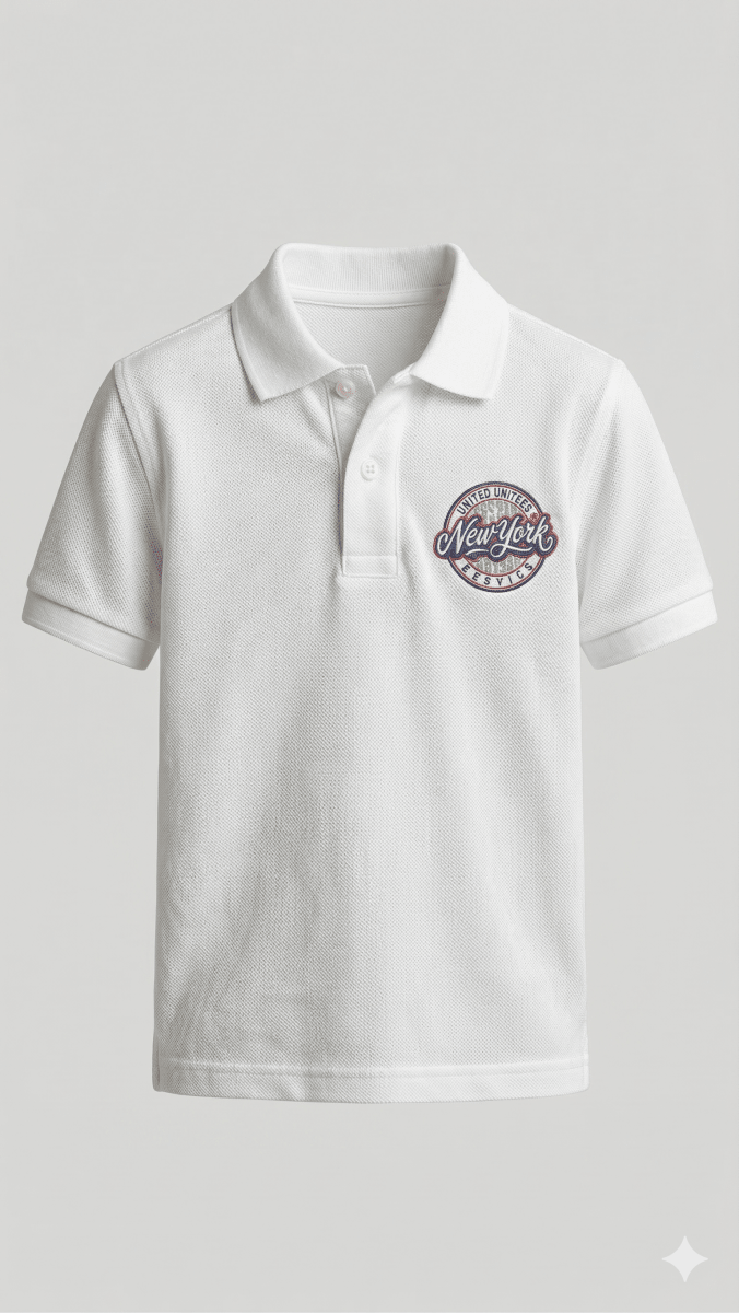 White Boys Polo Shirt (BG-000432)