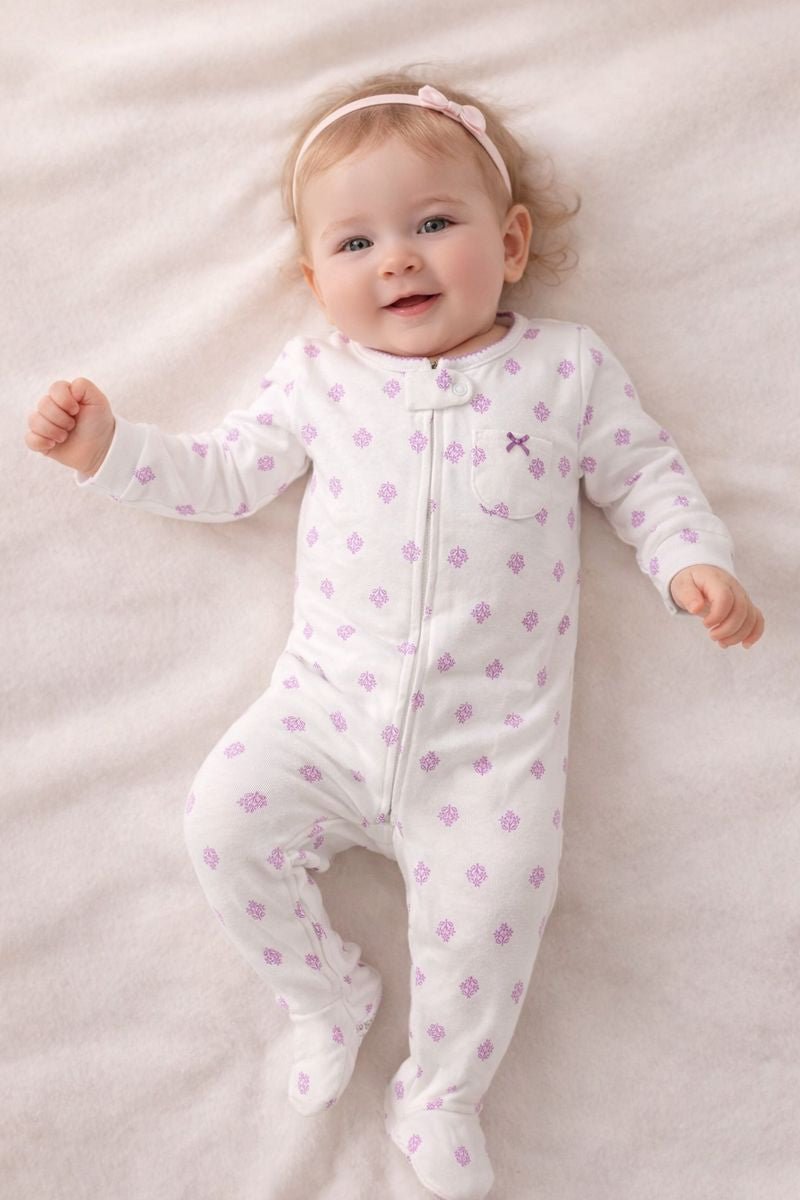 White Cotton Romper (BG-000137)