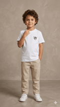 WHITE POLO SHIRT WITH NYC (BG-000595) - polo