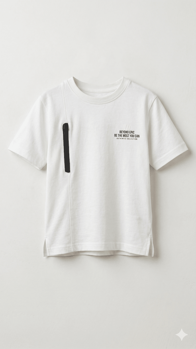 white with chest zip    BG-000454