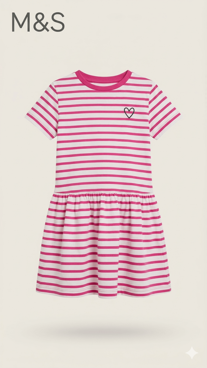 white with pink lines frocks BG-000490 - blouse