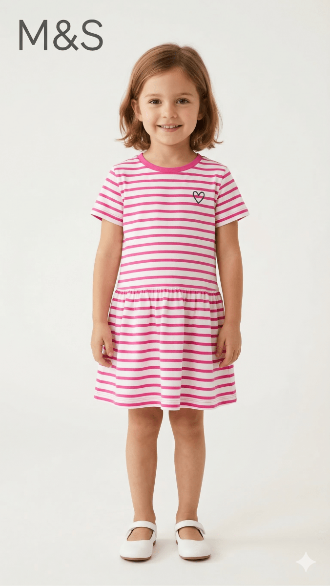 white with pink lines frocks BG-000490 - blouse