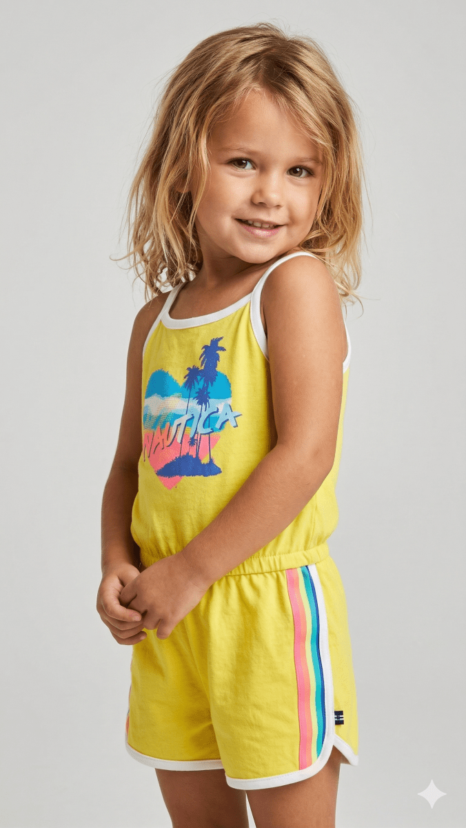 yellow frock with nautica BG-000466 - blouse